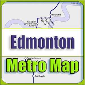 Edmonton Canada Metro Map Offline Screenshot 0