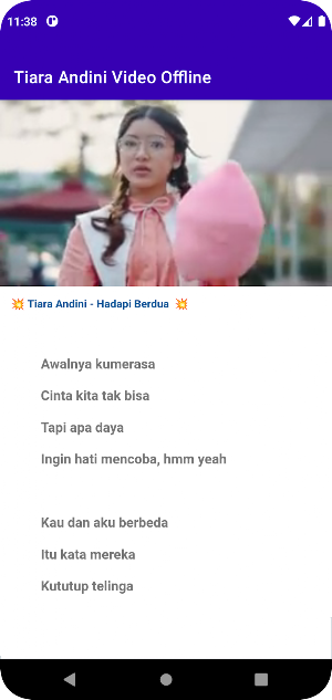 Tiara Andini Video Offline Screenshot 3