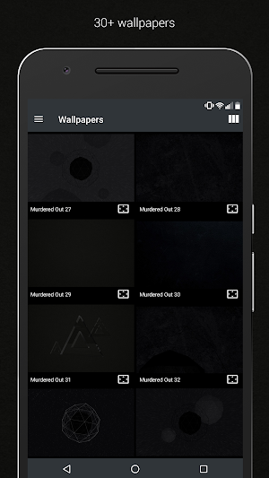 Murdered Out - Black Icon Pack (Free Version) Screenshot 2