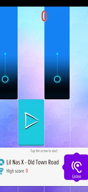 Lil Nas X : Old Town Road Piano Tiles Screenshot 1