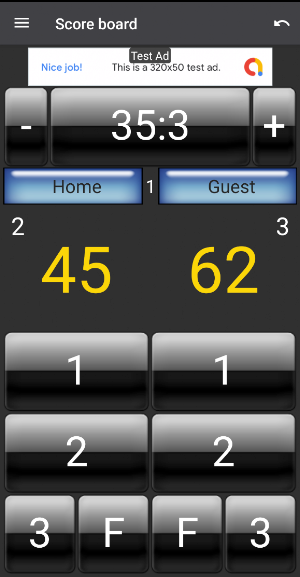 Basket Scoreboard Screenshot 0