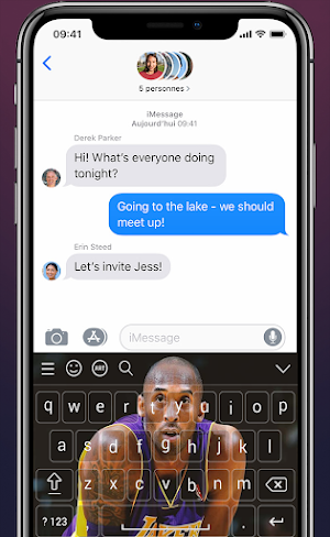 Kobe Bryant Keyboard KB-24 Theme NBA 2021 For Fans Screenshot 1