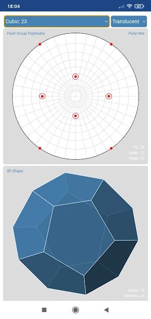 Point Group Polyhedra Screenshot 0