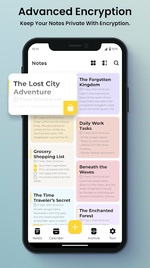 Quick Notes - Secure Notebook Screenshot 2