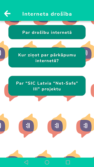 Uzticības tālrunis Screenshot 2