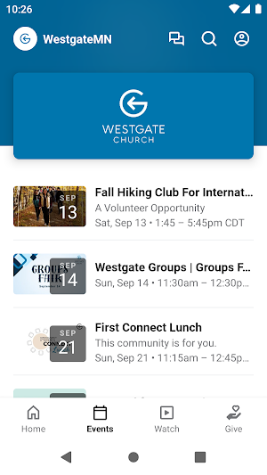 Westgate Church (MN) Screenshot 1