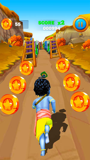 Krishna Little Boy Subway Dash Screenshot 3