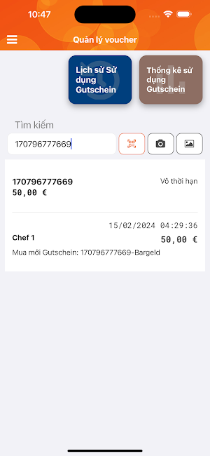 HTS Order Management Screenshot 2