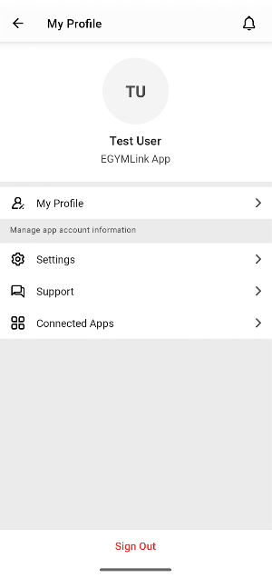 Netpulse EGYM App Screenshot 2