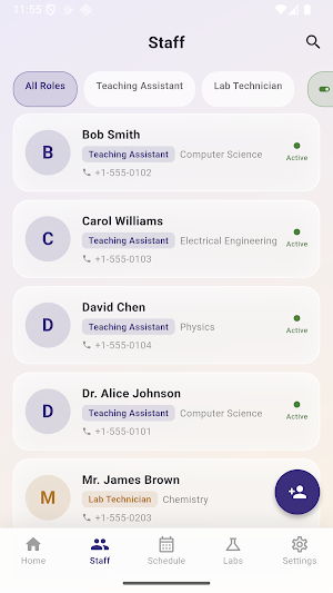 University Lab Manager Screenshot 1