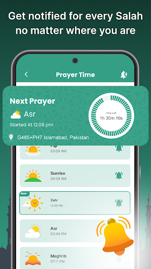 Quran App Prayer Times & Qibla Screenshot 1