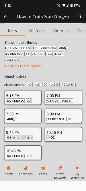 Cinema West Theaters Screenshot 2