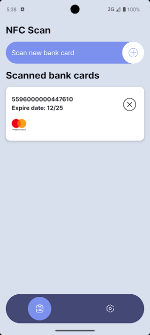 Bank Card Reader NFC Screenshot 3