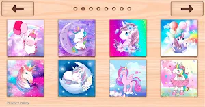 Kids Puzzles Unicorns Screenshot 2