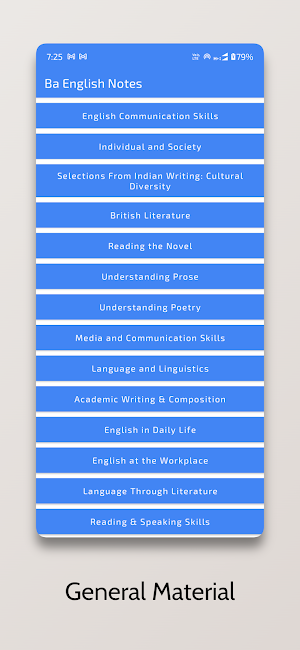 Ba English Notes Screenshot 1