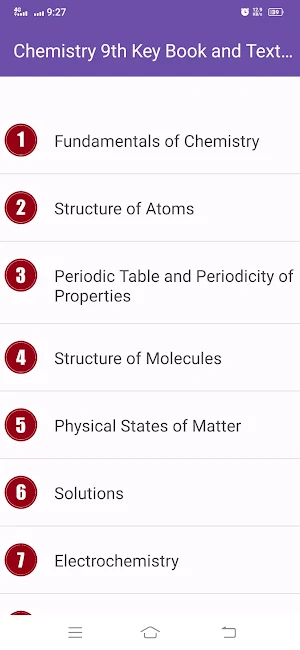 Chemistry 9th Key and Textbook Screenshot 1