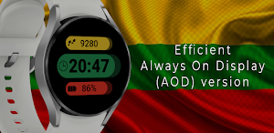 Lithuania Progress Watch Face Screenshot 1