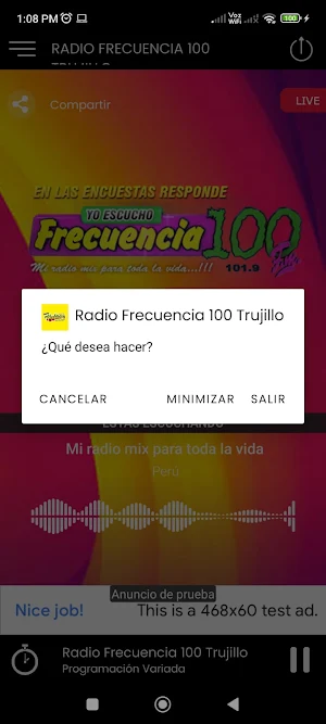 Radio Frecuencia 100 Trujillo Screenshot 2