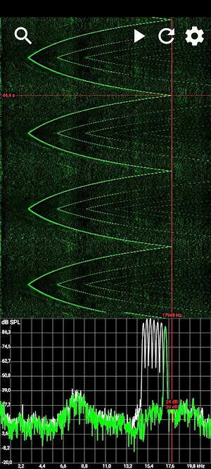Spectrum analyzer Screenshot 0