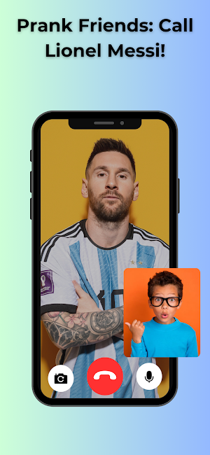 Leo Messi Video Call & Chat Screenshot 2