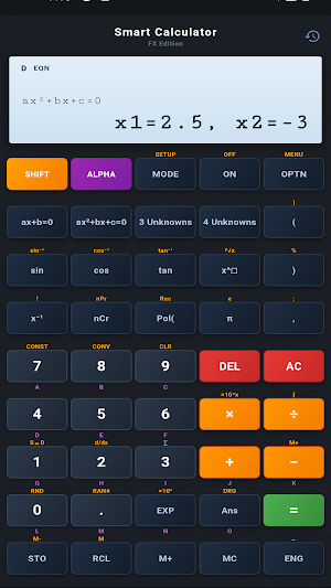Smart Calculator - FX Edition Screenshot 0
