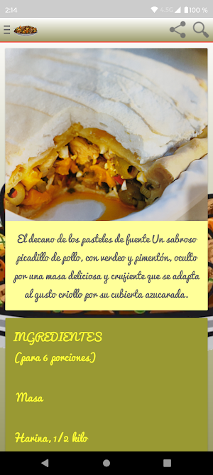Pasteles de fuente Screenshot 2