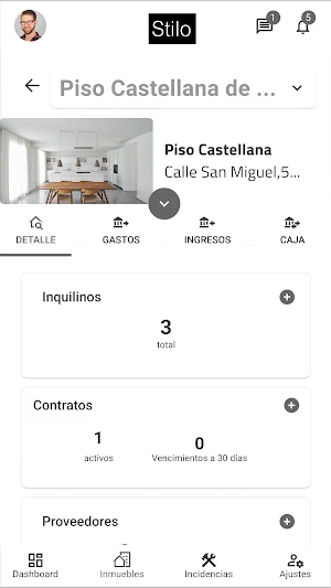 Stilo Administración Screenshot 1