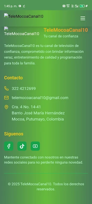 TeleMocoaCanal10 Screenshot 2