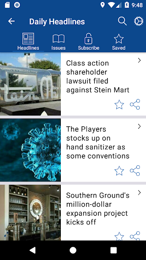 Jacksonville Business Journal Screenshot 1