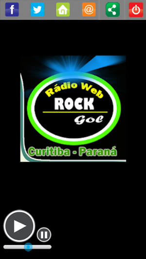 Rádio Web Rock Gol Online Screenshot 1