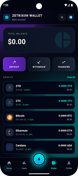 Zetrixon Network: Future Asset Screenshot 2
