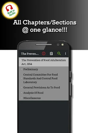 Prevention of Food Adulteration Act 1954 Screenshot 0