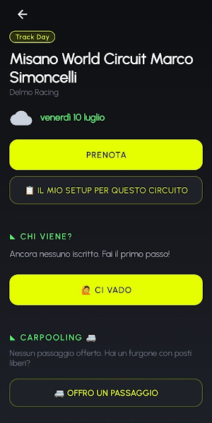 TrackBuddy - Prove Libere Moto Screenshot 1