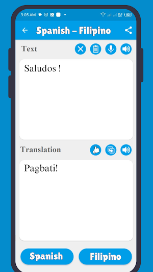 Tagalog To Spanish Screenshot 0