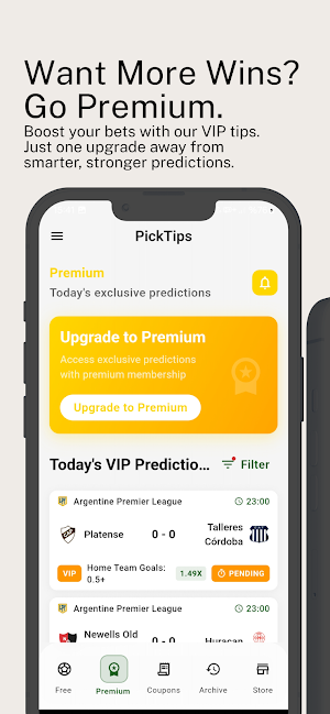 PickTips: Betting Predections Screenshot 2