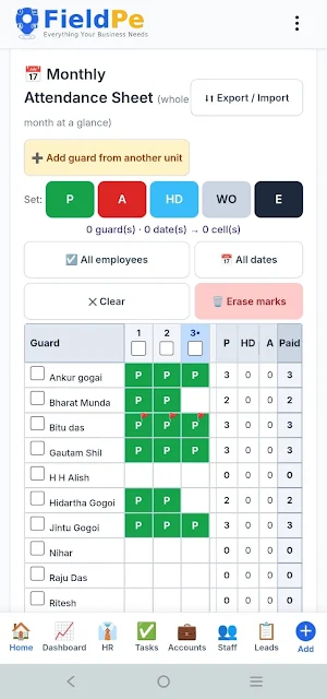 FieldPe: Attendance, Bill &Pay Screenshot 0