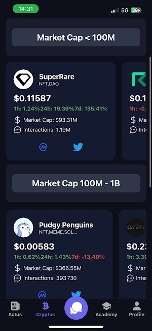 Blocks Crypto Screenshot 1