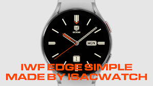 IWF Edge Simple watchface Screenshot 0