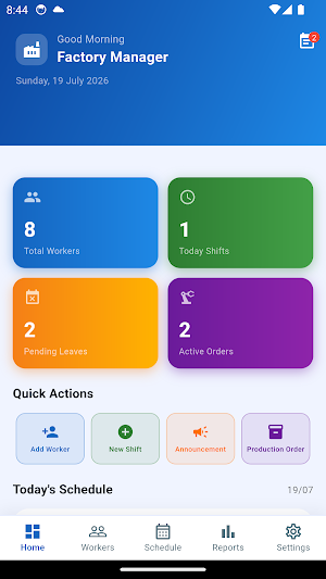 Factory Shift Manager Screenshot 0