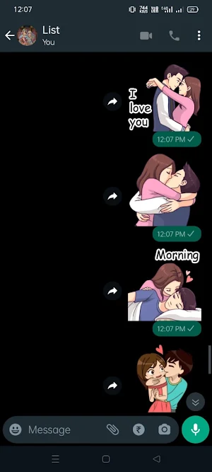 Love Stickers for whatsApp WA Screenshot 1