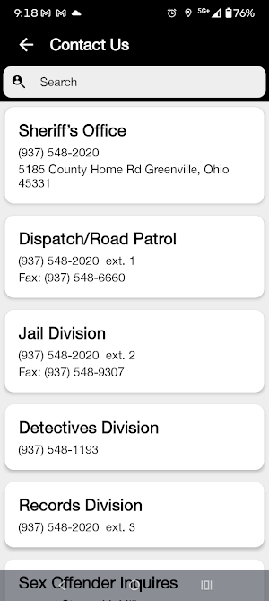 Darke County Sheriff, OH Screenshot 1
