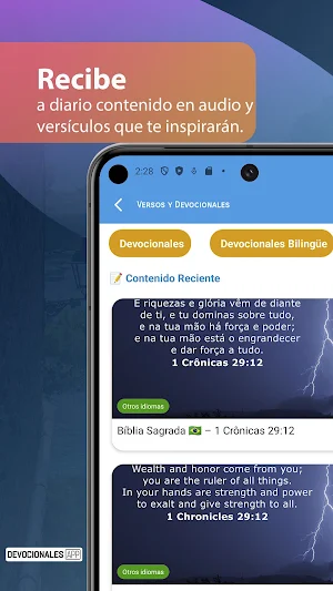 Biblia Bilingüe Screenshot 3