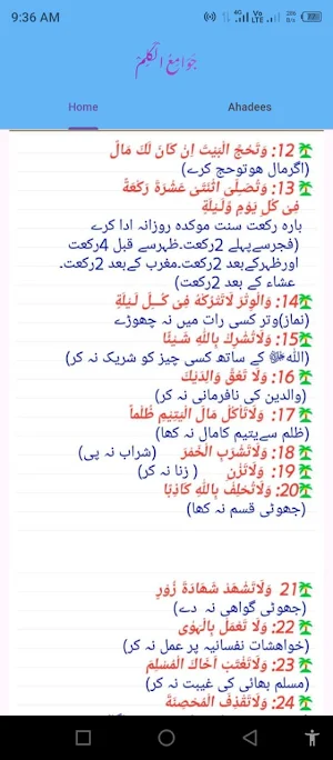 Fourty Ahadees Screenshot 1
