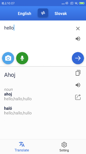 Slovak English Translate Screenshot 0