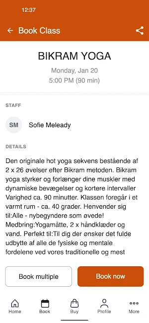 Hot Yoga Hellerup Screenshot 2