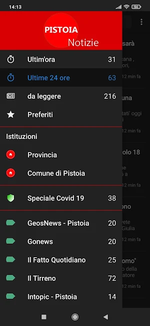 Pistoia notizie Screenshot 0