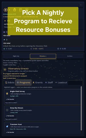 Stellar Observatory Idle Screenshot 0