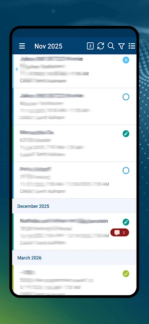 CARAT service Screenshot 2