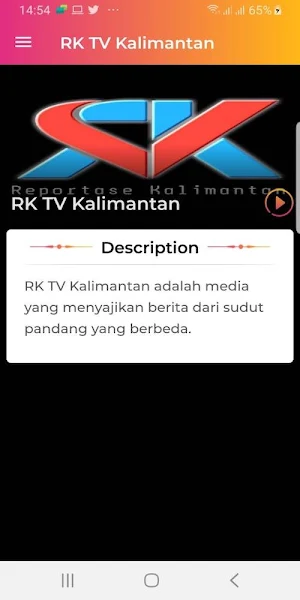 RK TV Kalimantan Screenshot 0
