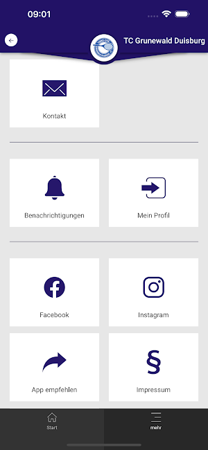 TC Grunewald Duisburg Screenshot 3